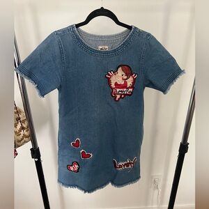 Youk Shim Won Denim Mini Dress